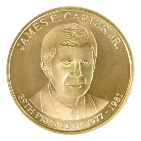 jimmy carter gold presidential coin